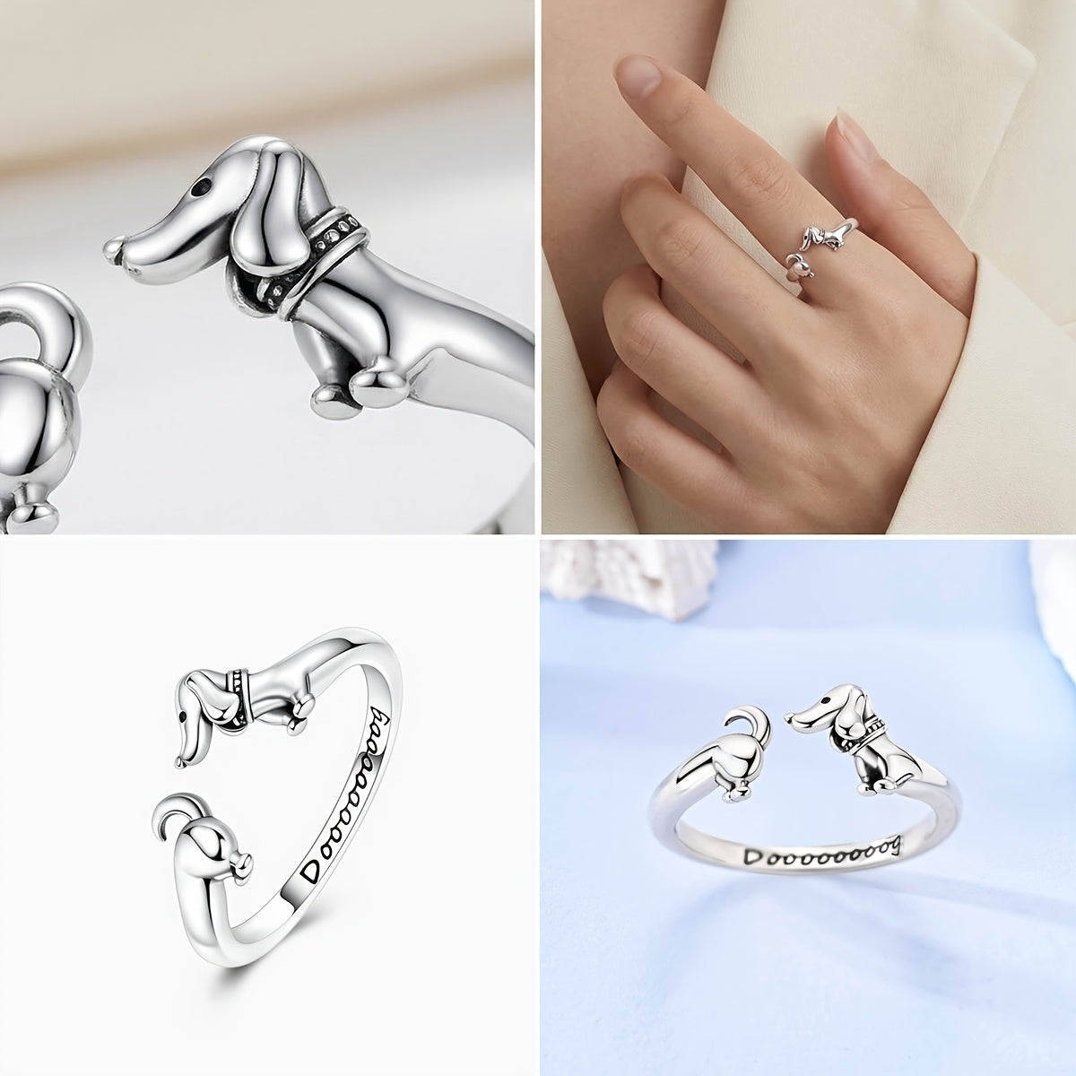 Playful Dachshund Ring