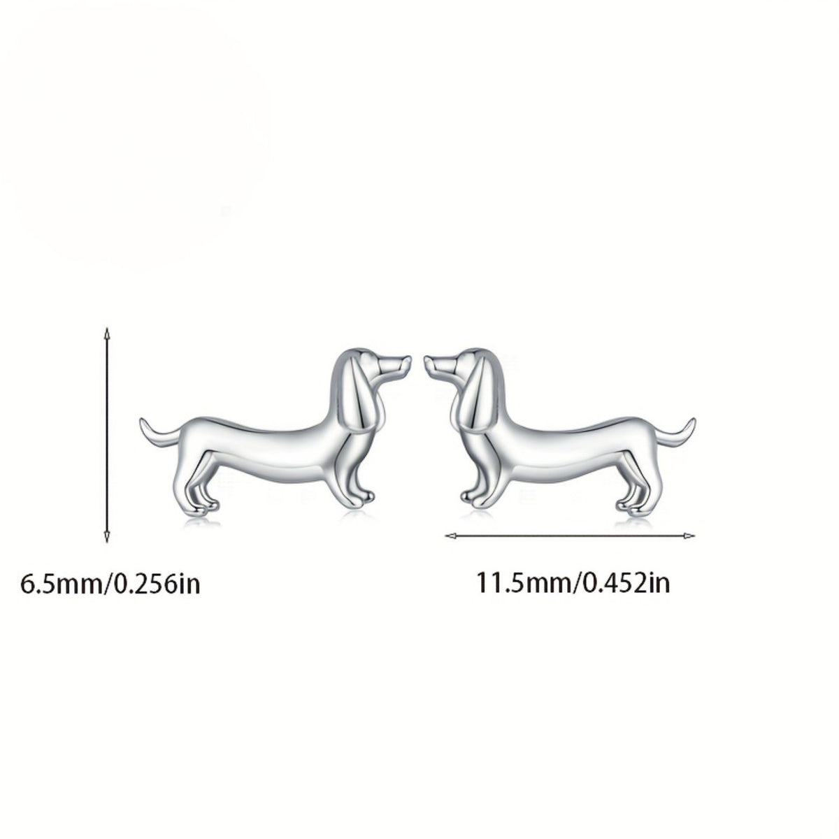 Dachshund Stud Earrings
