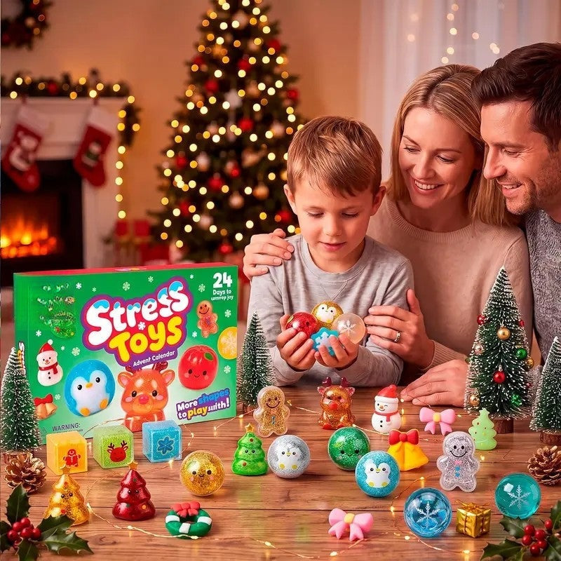 Holiday Squeeze Toy Advent Calendar