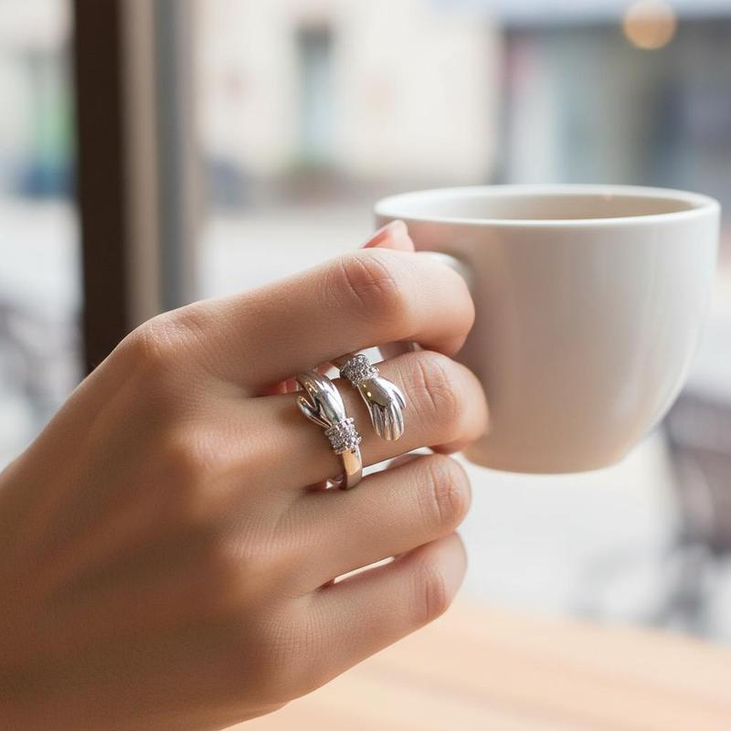 2pc Adjustable Hug Ring