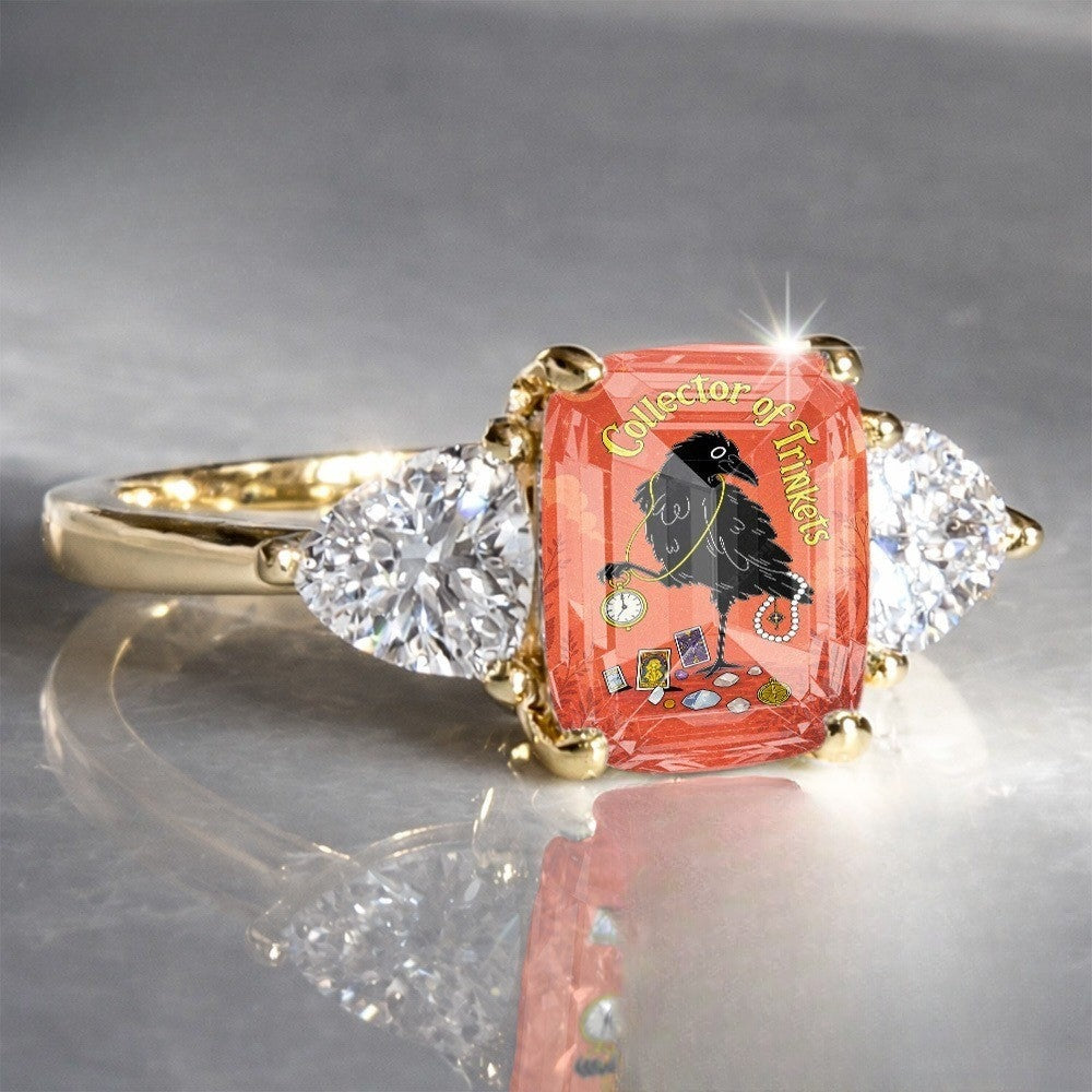 Raven & Tinkets Glass Ring