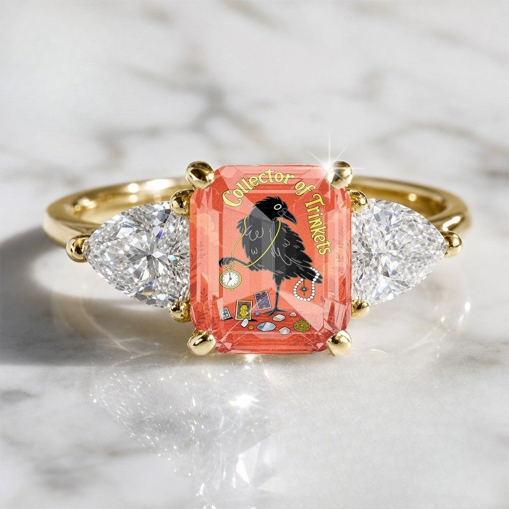 Raven & Tinkets Glass Ring