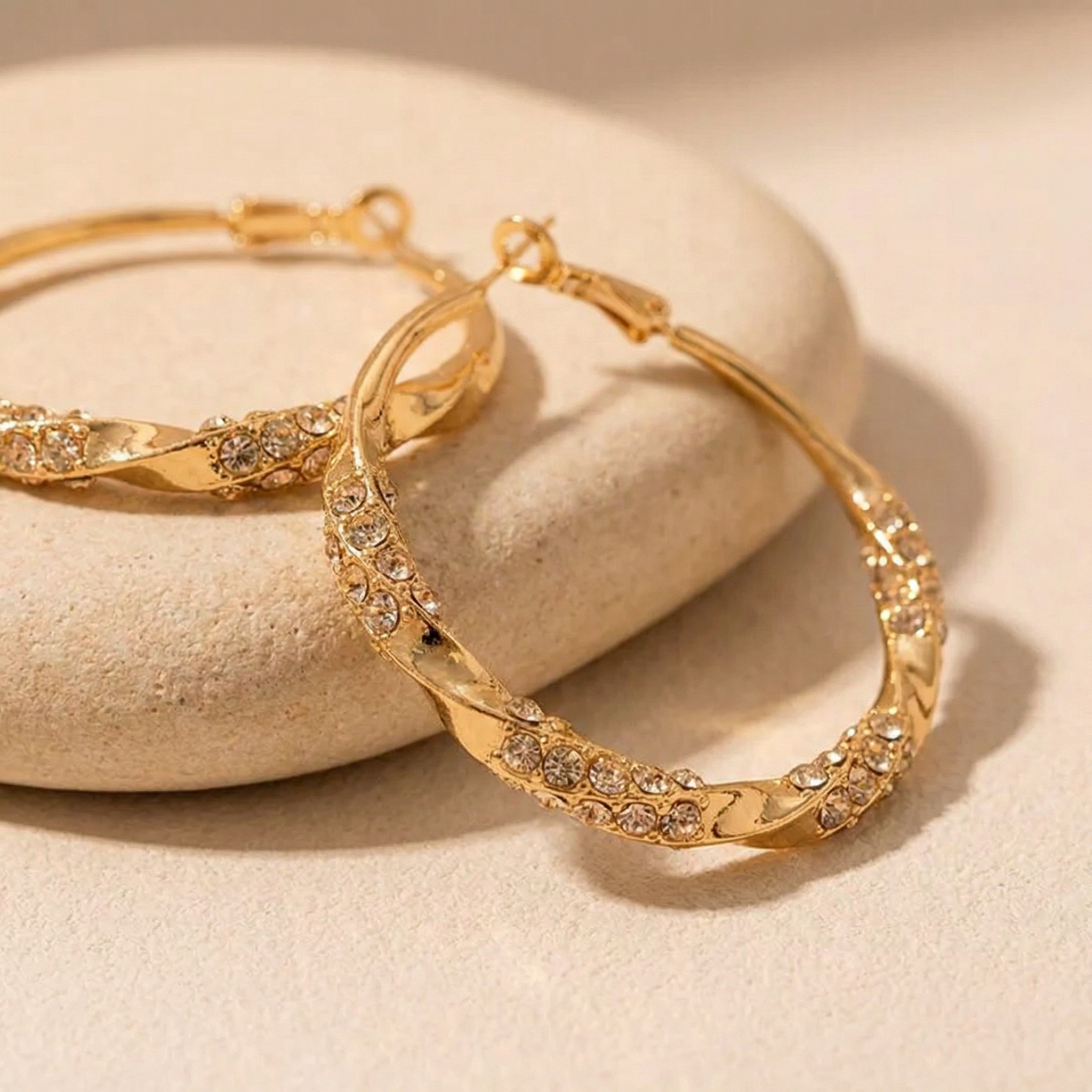 Twisted Hoop Earrings