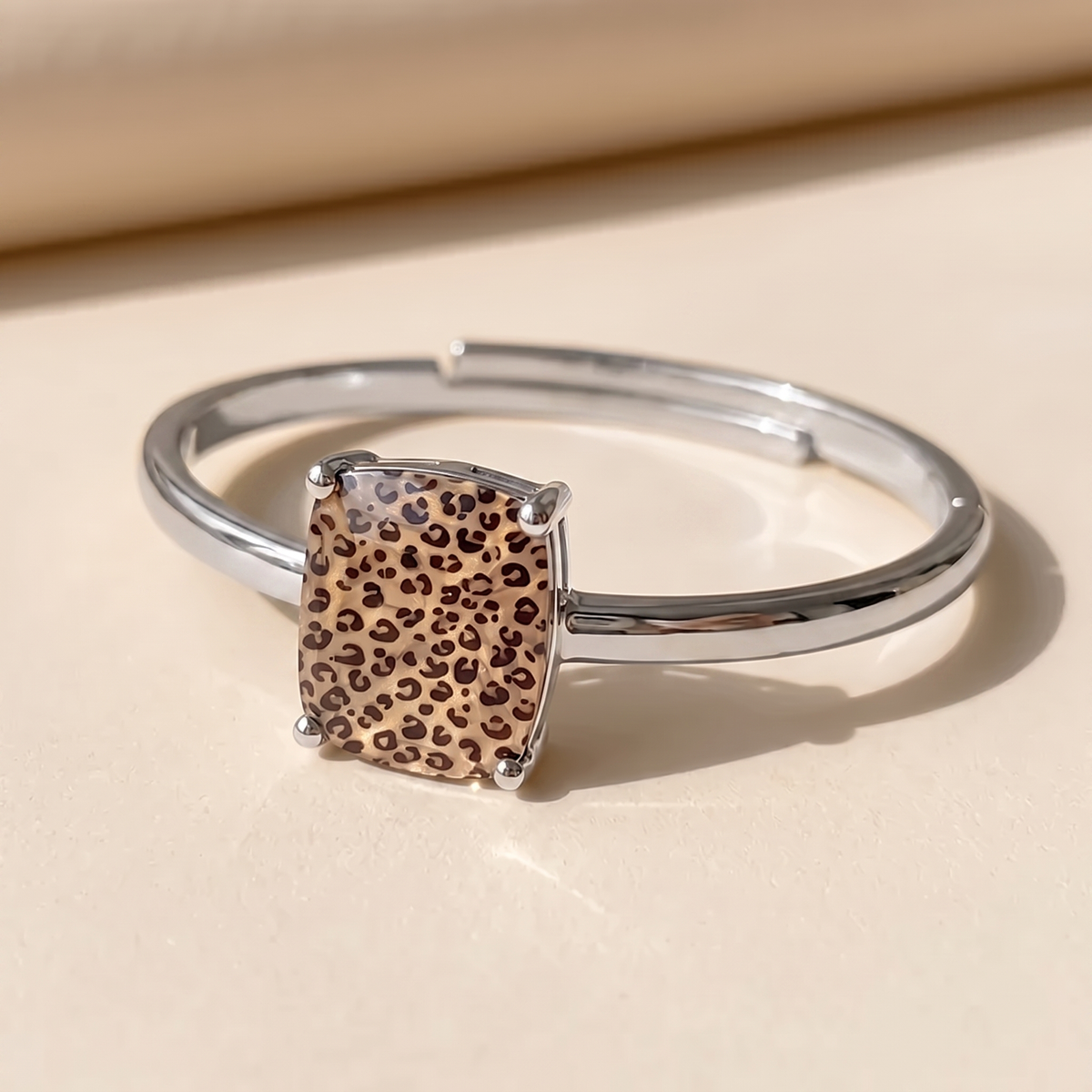 Leopard Square Bracelet