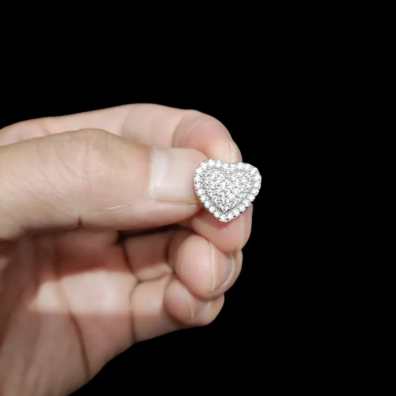 2pc Love Heart Earrings & Necklace Set