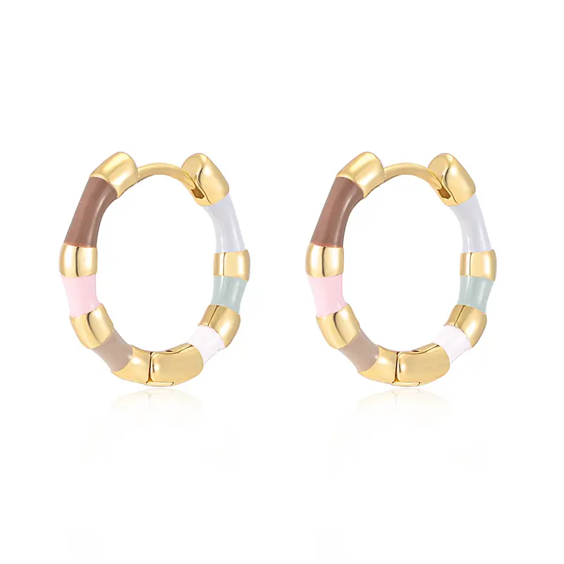 14k Huggie Dangle Earring