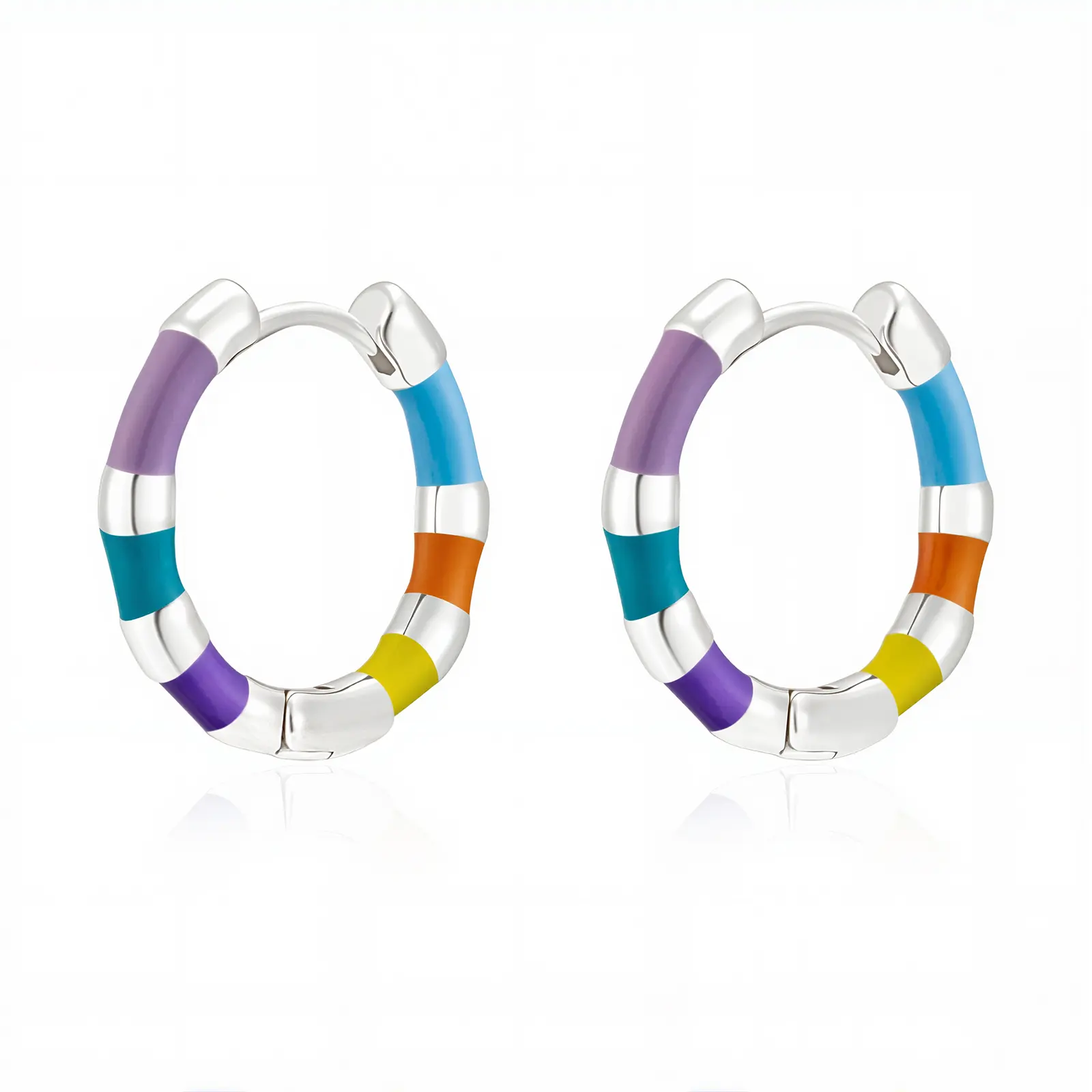 14k Huggie Dangle Earring