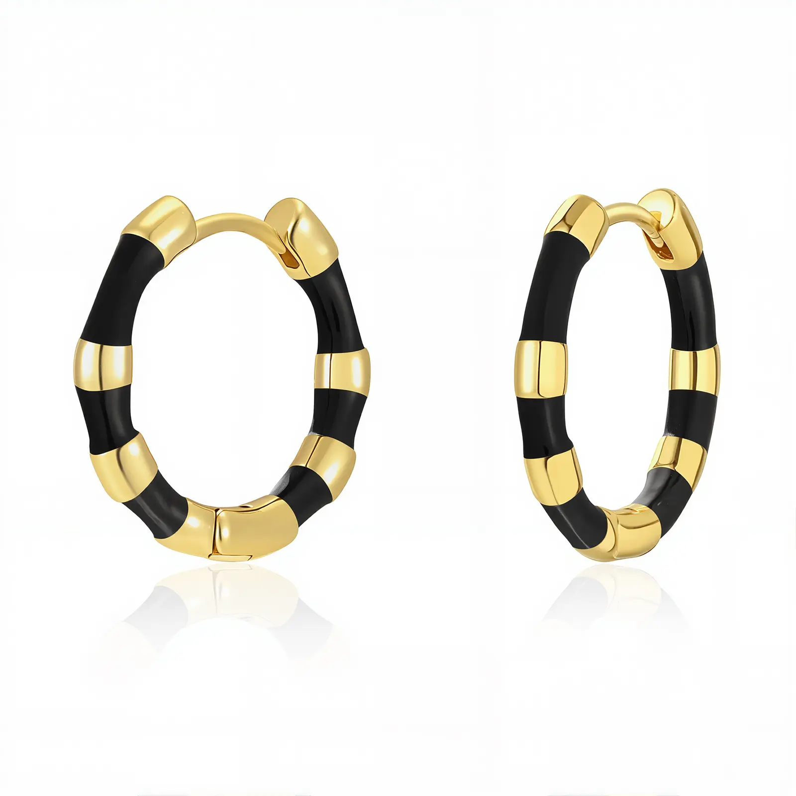 14k Huggie Dangle Earring