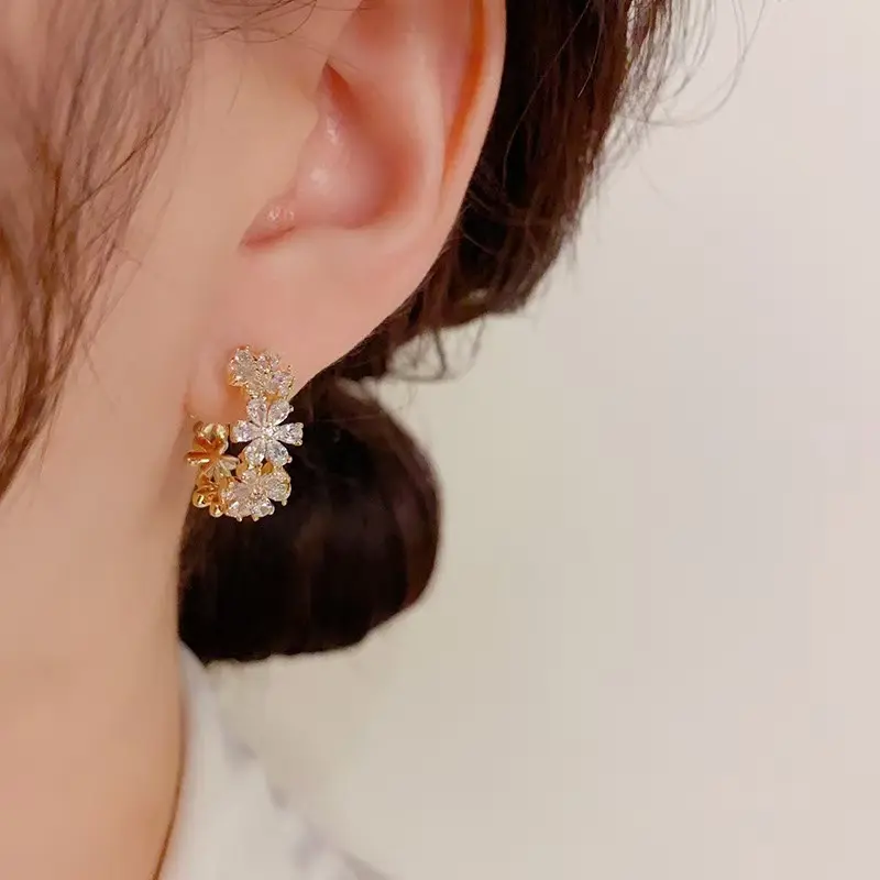 Exquisite Flower Earrings