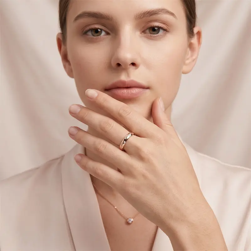 Starry Sky Eternity Ring
