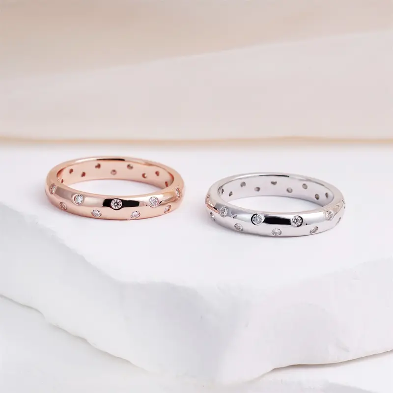 Starry Sky Eternity Ring