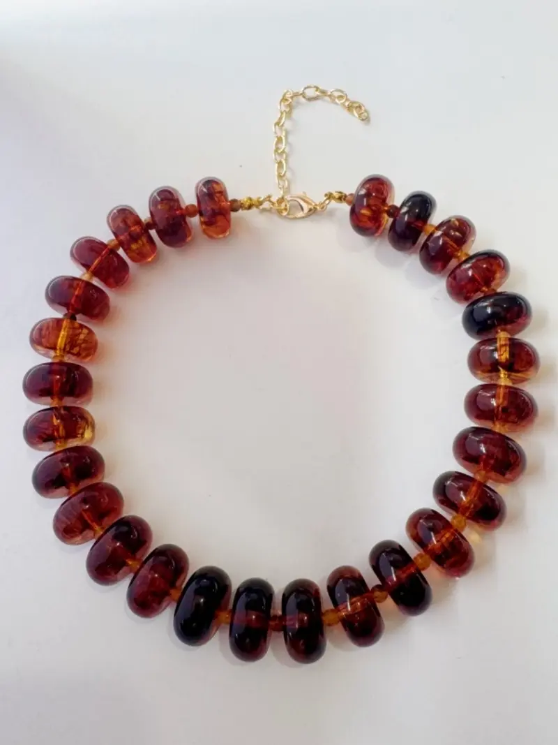 Geometric Beaded Necklace