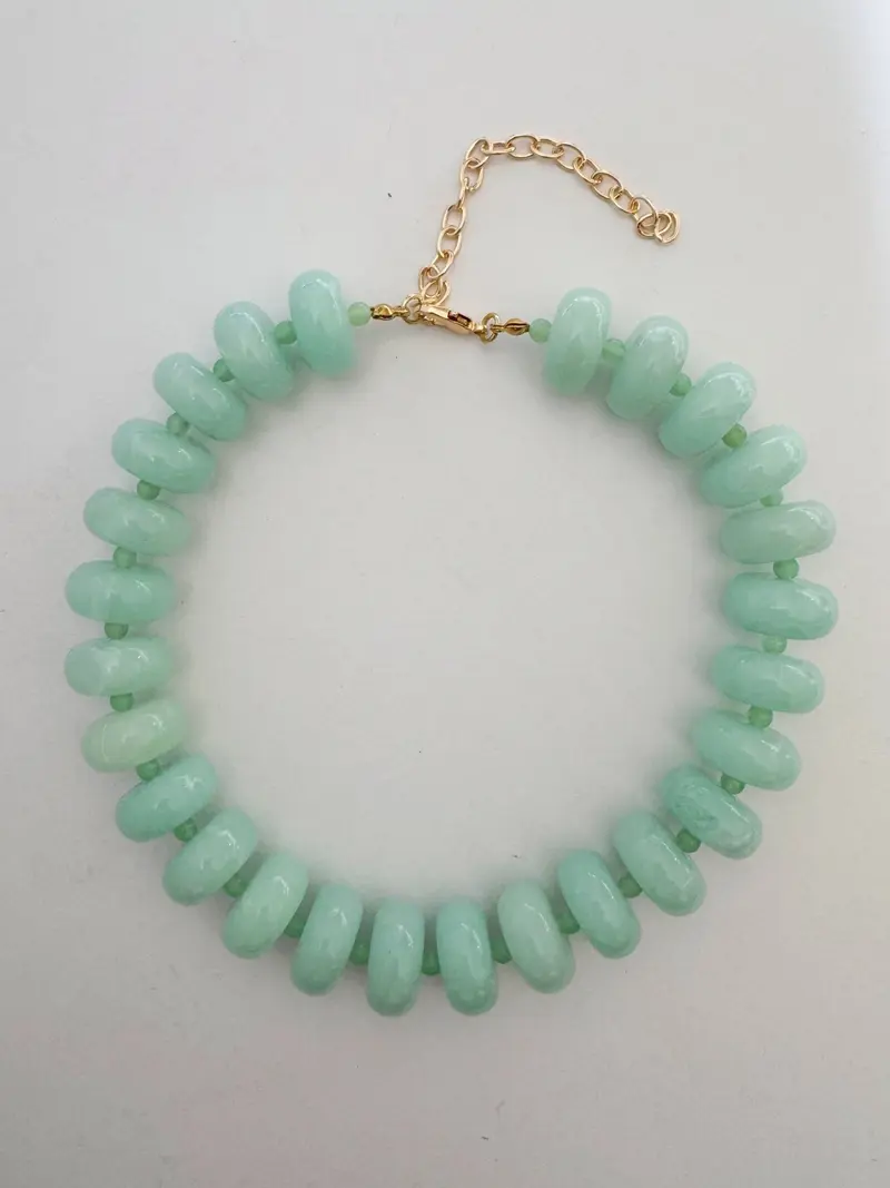 Geometric Beaded Necklace