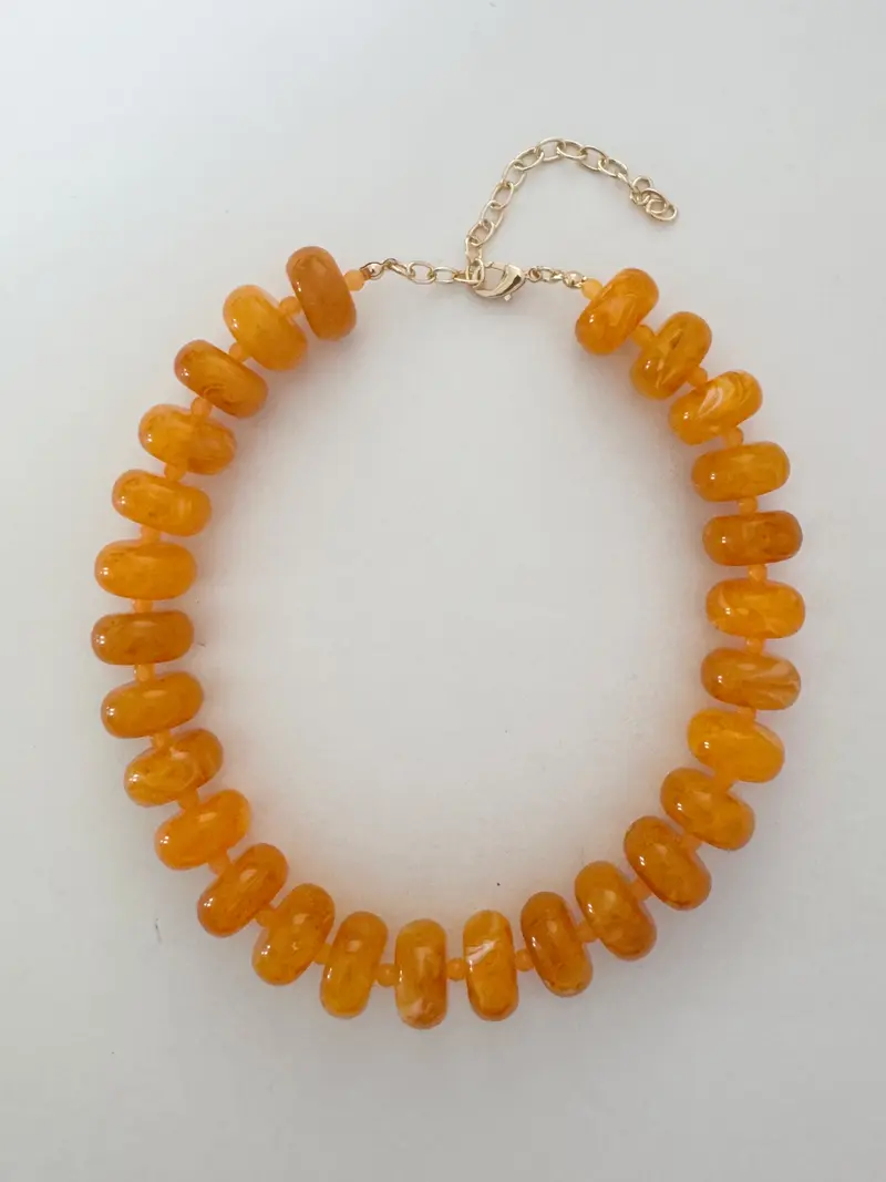 Geometric Beaded Necklace