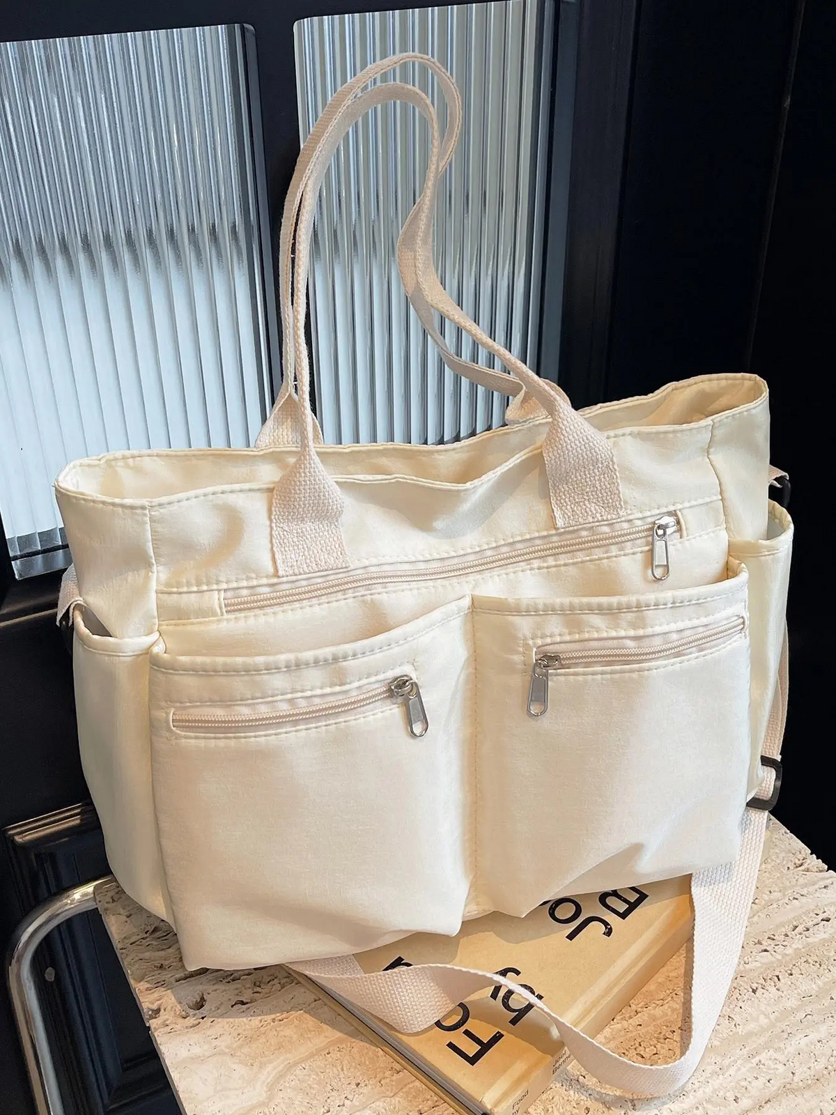 Multi Pocket Tote Bag