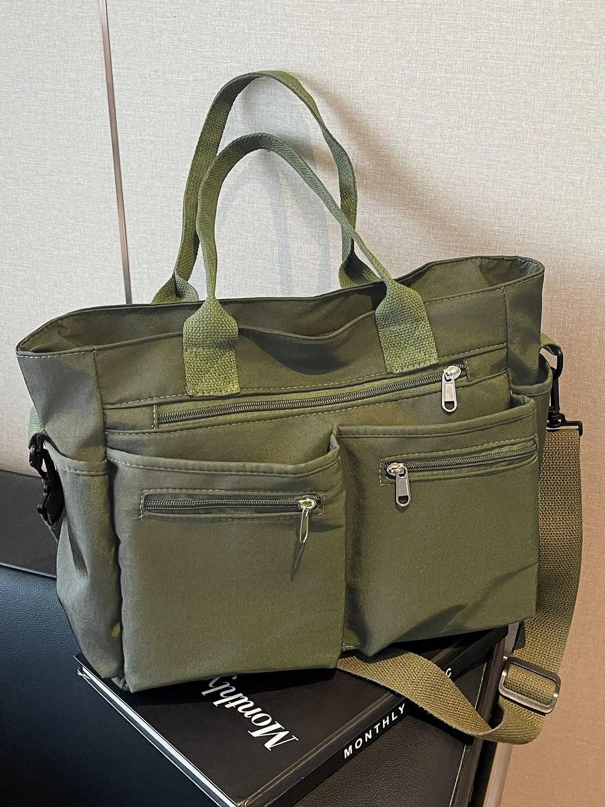 Multi Pocket Tote Bag