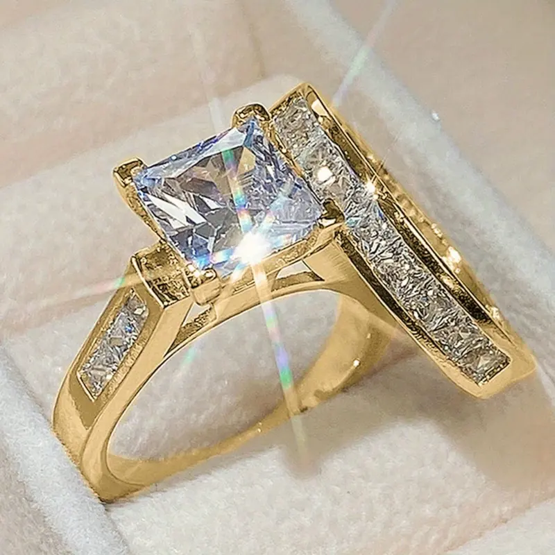2pc Sparkling Ring Set