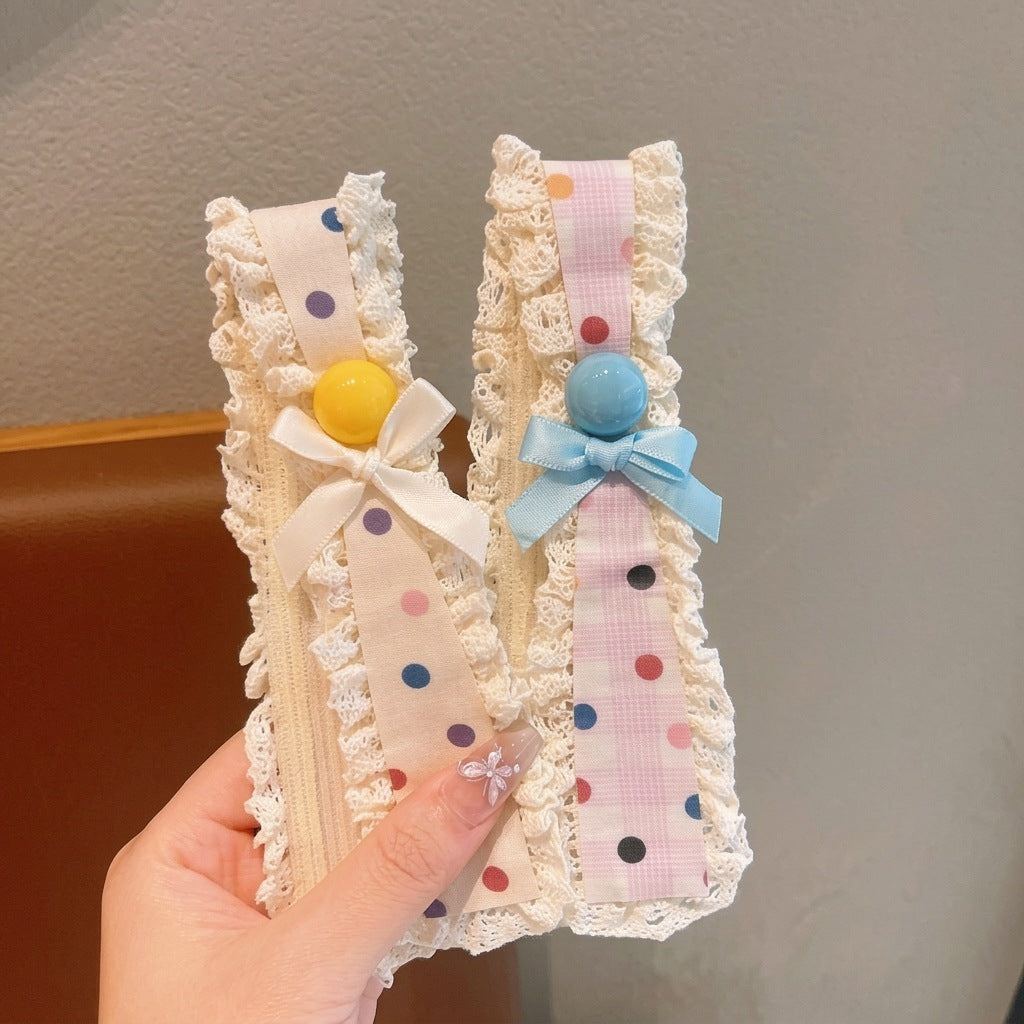 Lace Bow Hair Clip