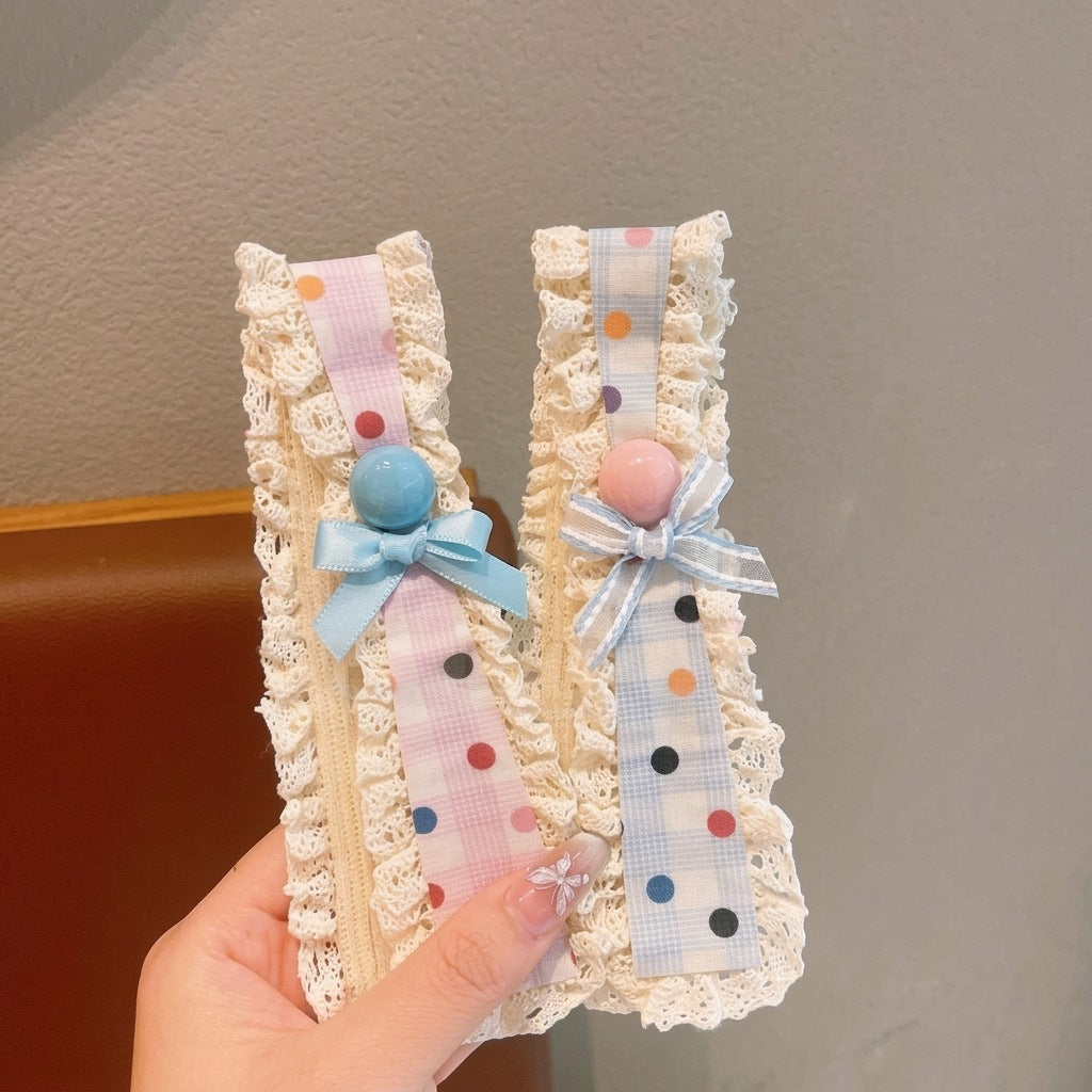 Lace Bow Hair Clip