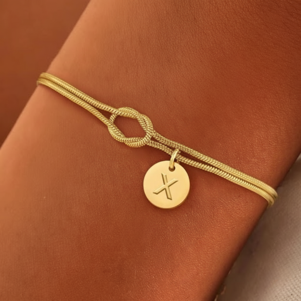 2pc Dainty Love Knot Bracelet
