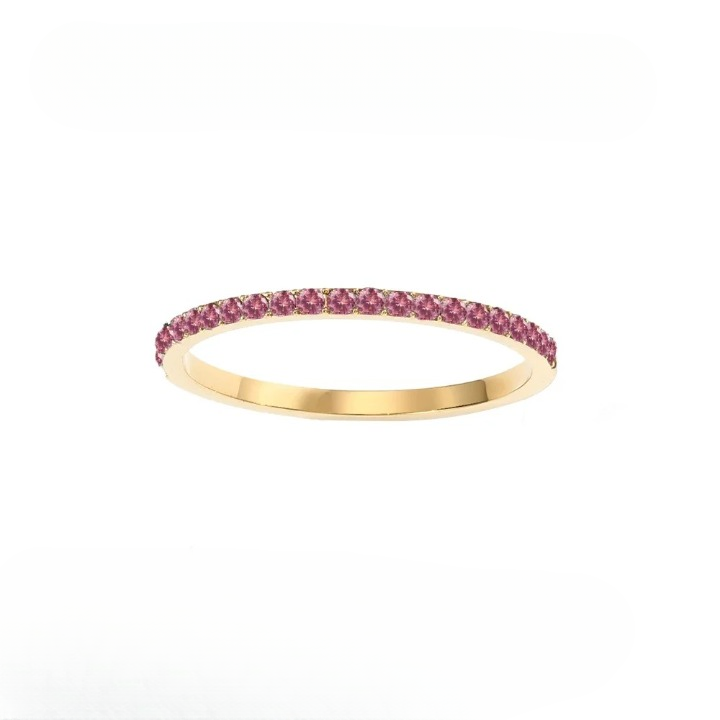 Dainty Thin Birthstone Ring