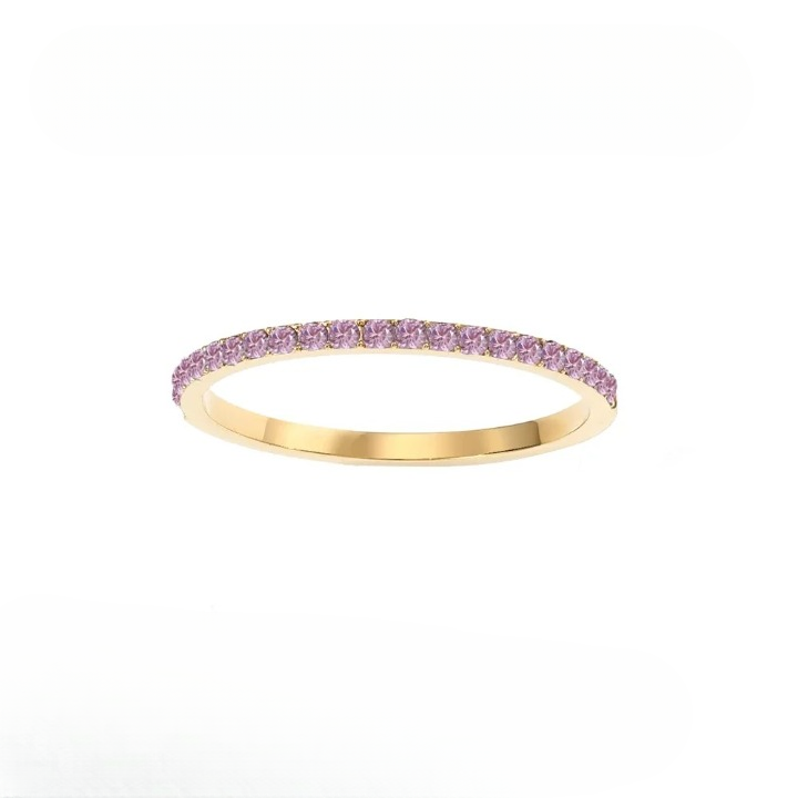 Dainty Thin Birthstone Ring