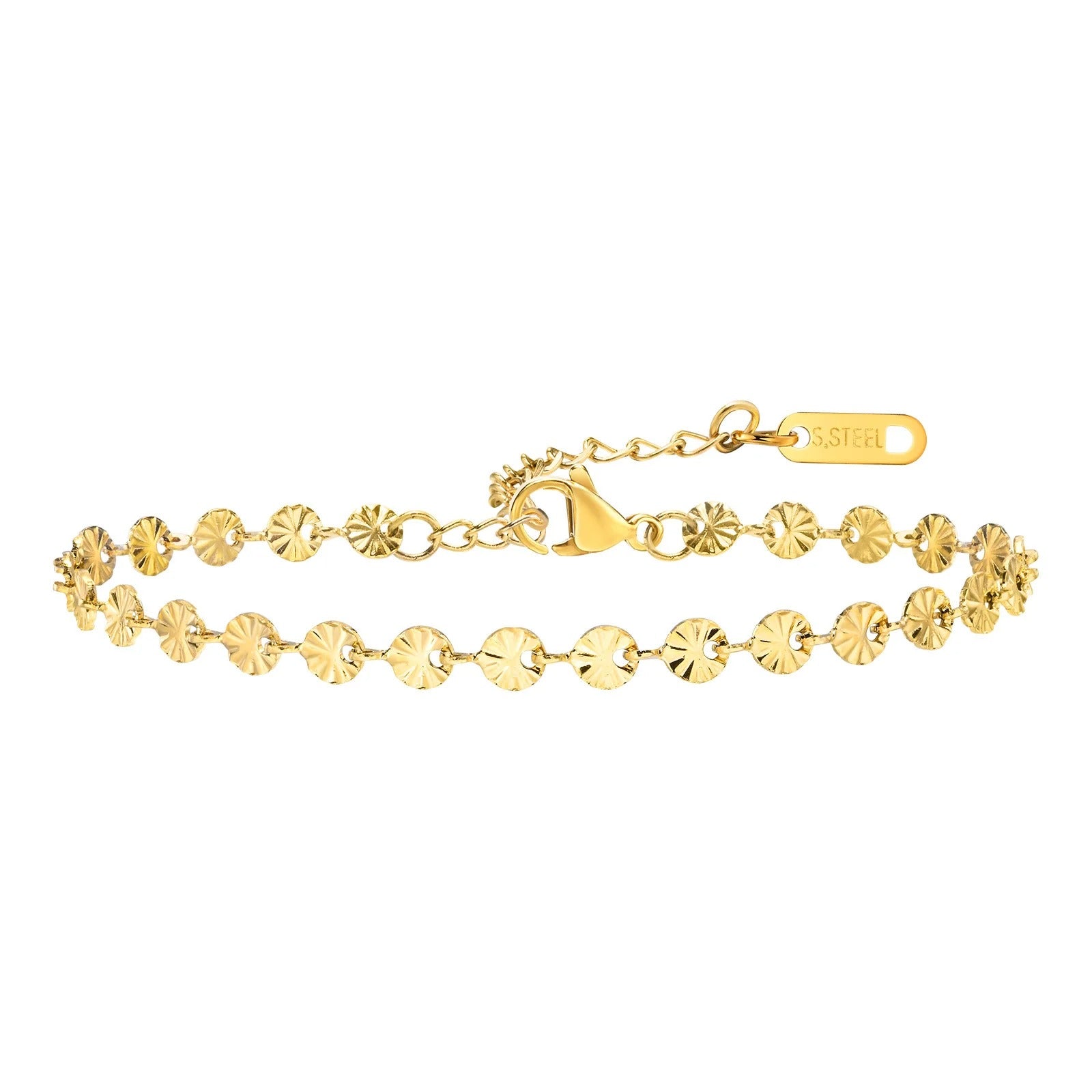 Textured Leaf Bracelet