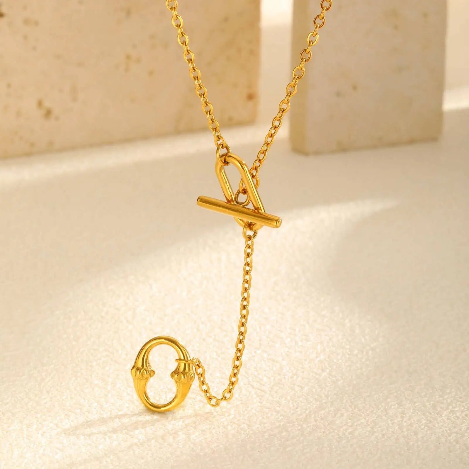 Geometric Toggle Necklace