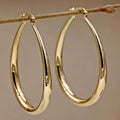 Smooth Hoop Earrings