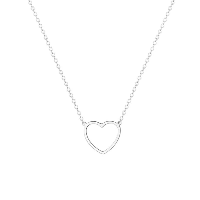 Hollow Heart Necklace