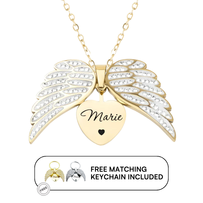"My Angel" Necklace + FREE Keychain