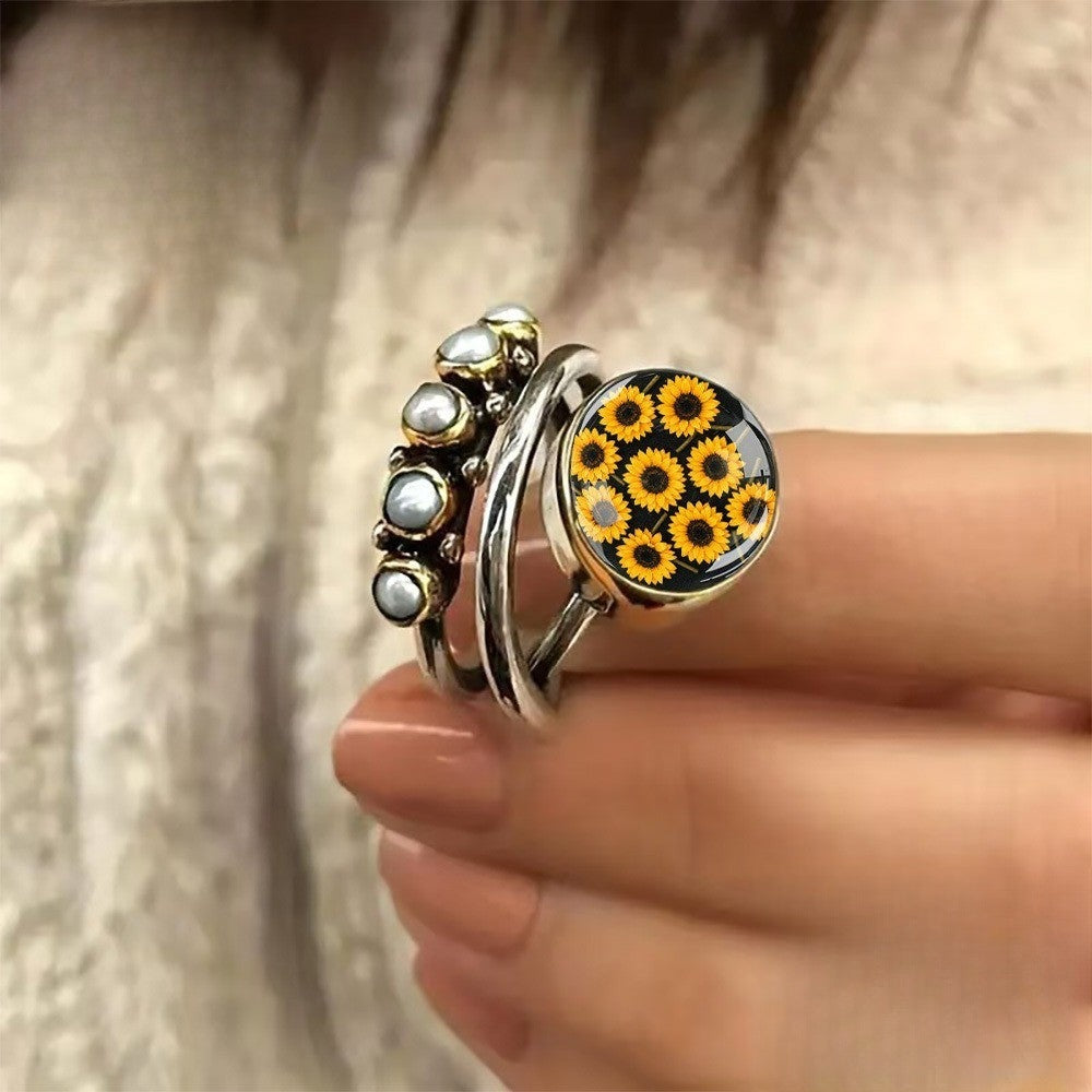 Sunflower Dome Ring
