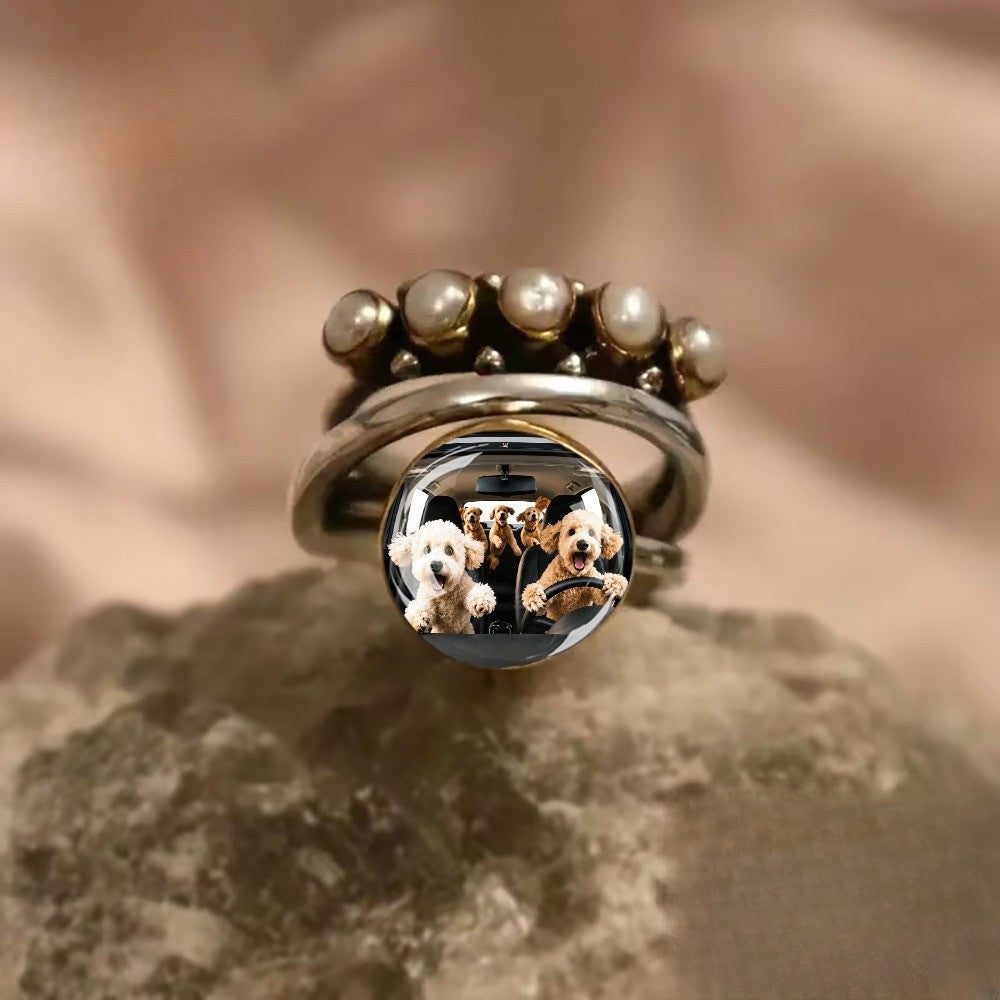 Dog Photo Dome Ring