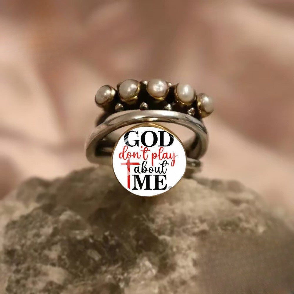 Faith Message Statement Ring