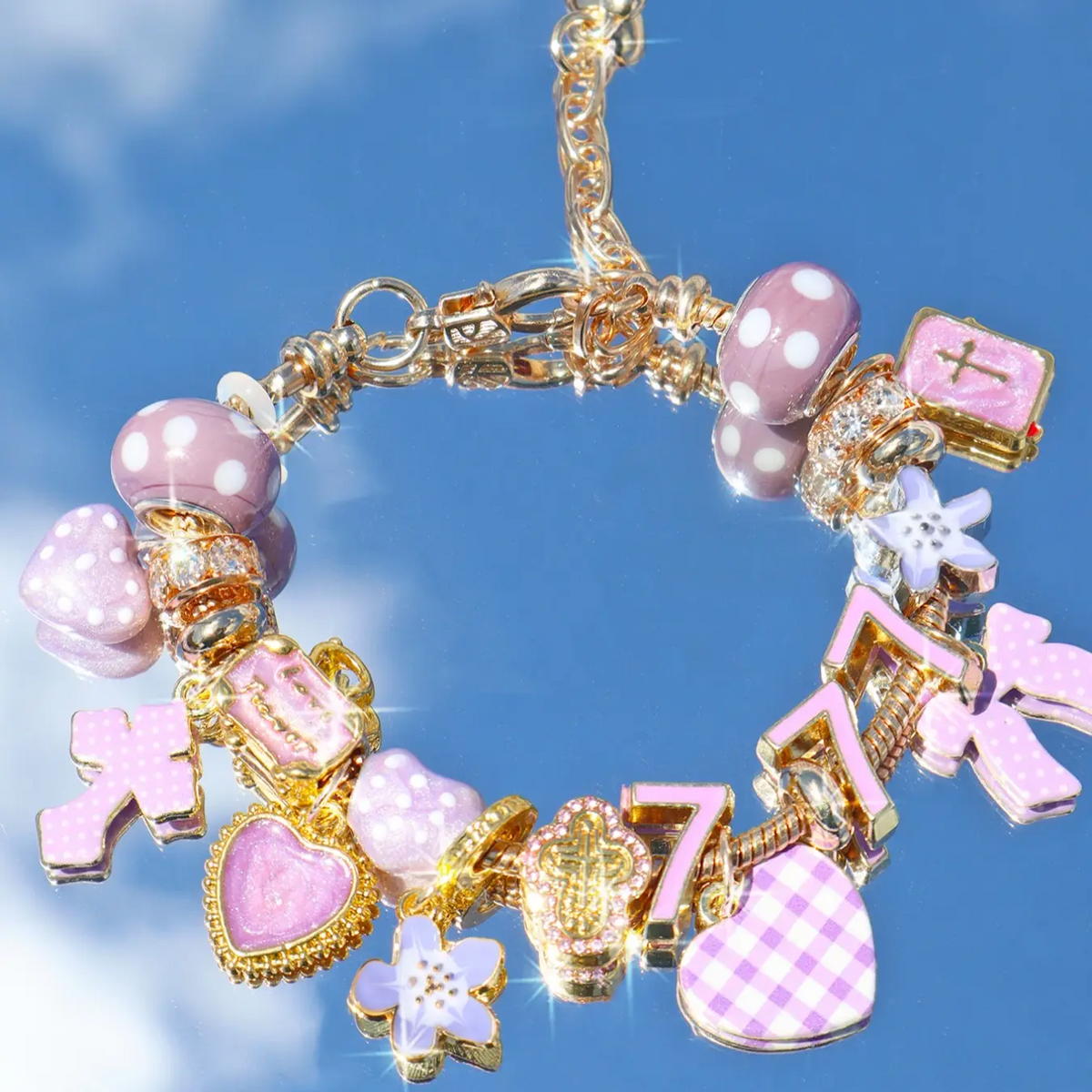 Lucky Number Charm Bracelet