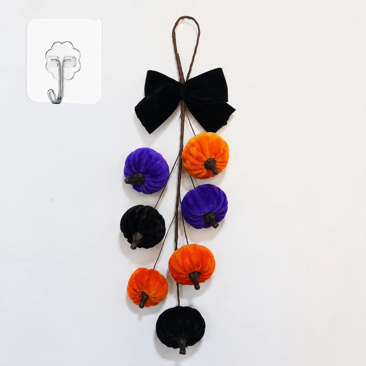 2pc Rustic Pumpkin Wall Hanging