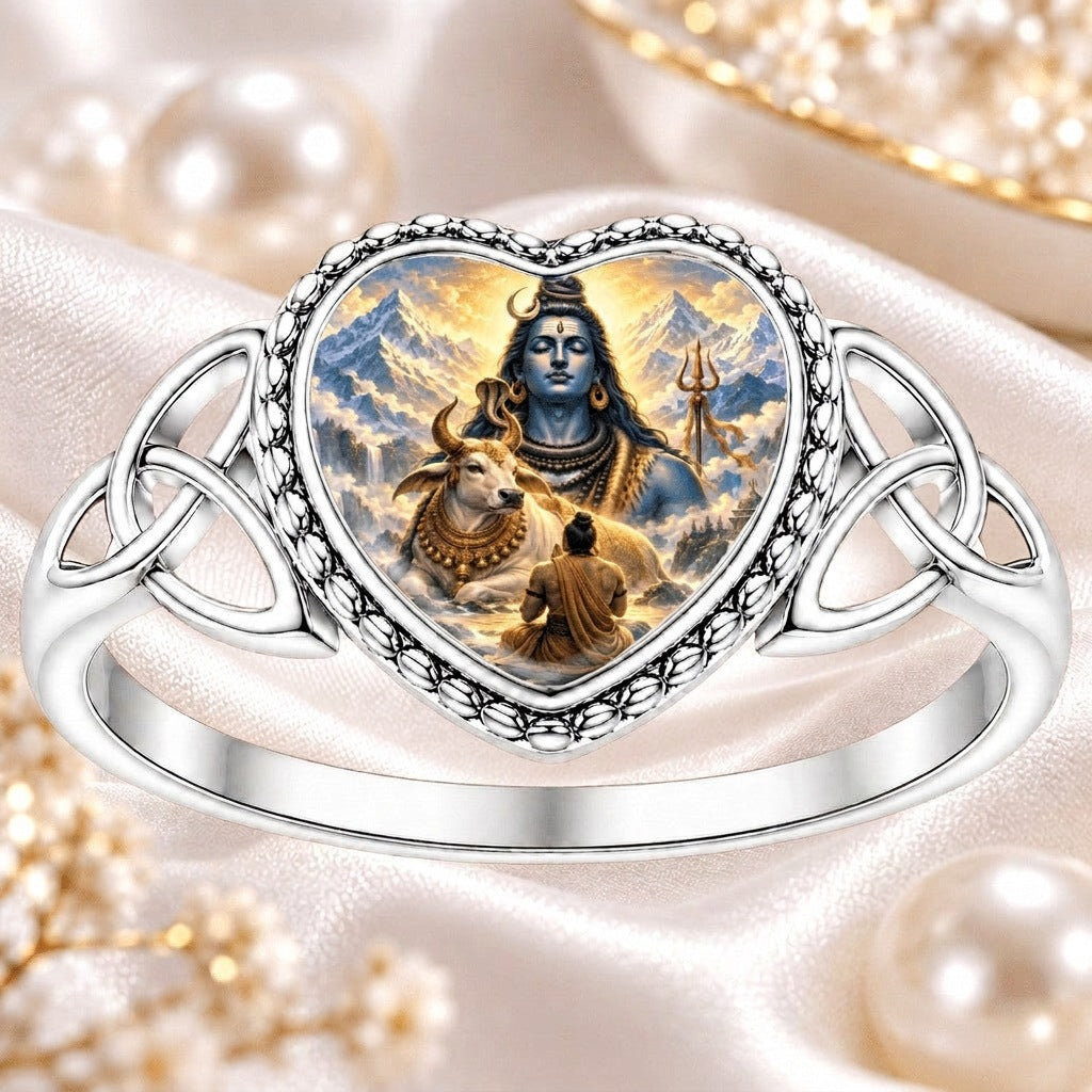 Heart Mountain Scene Ring