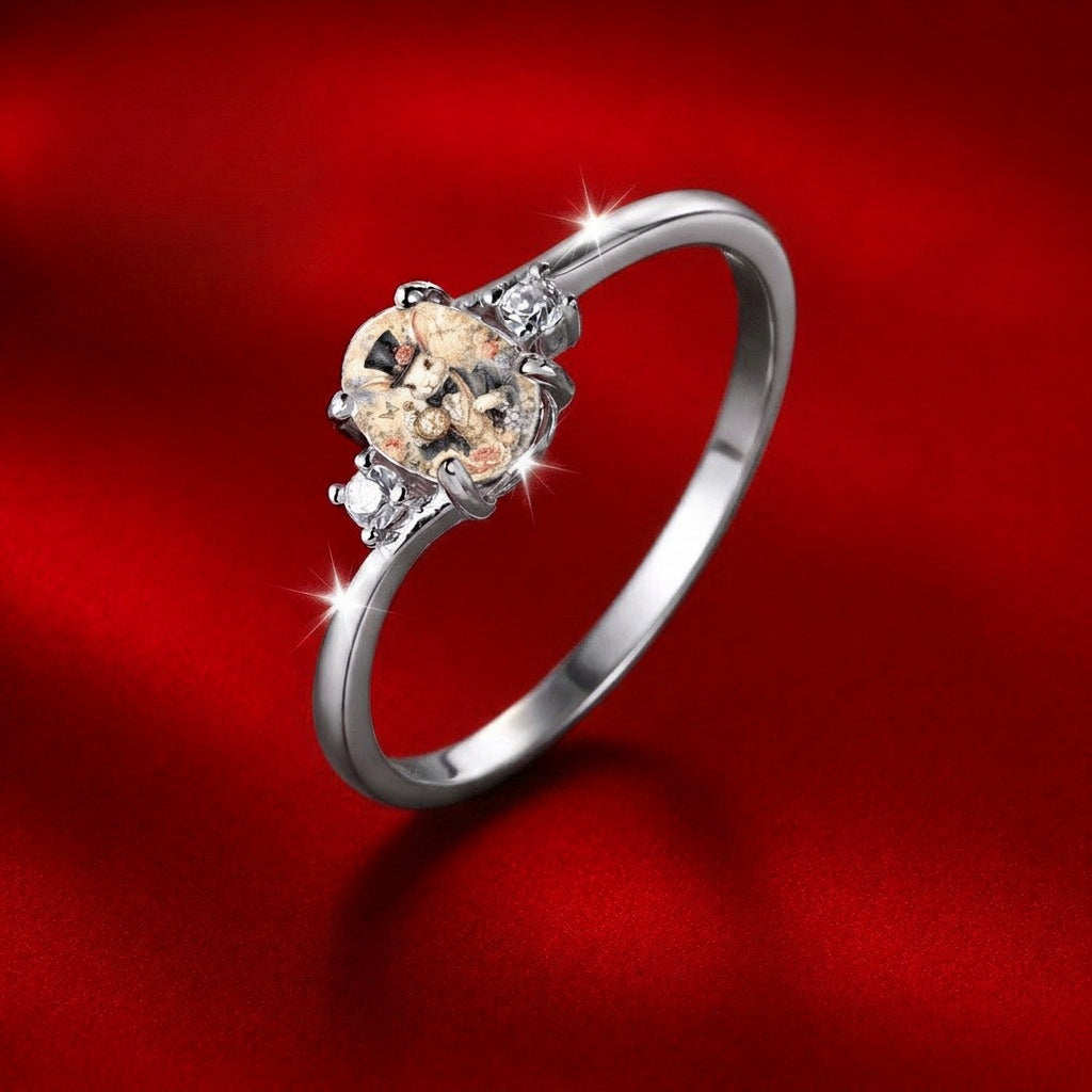 Vintage Rabbit Oval Ring