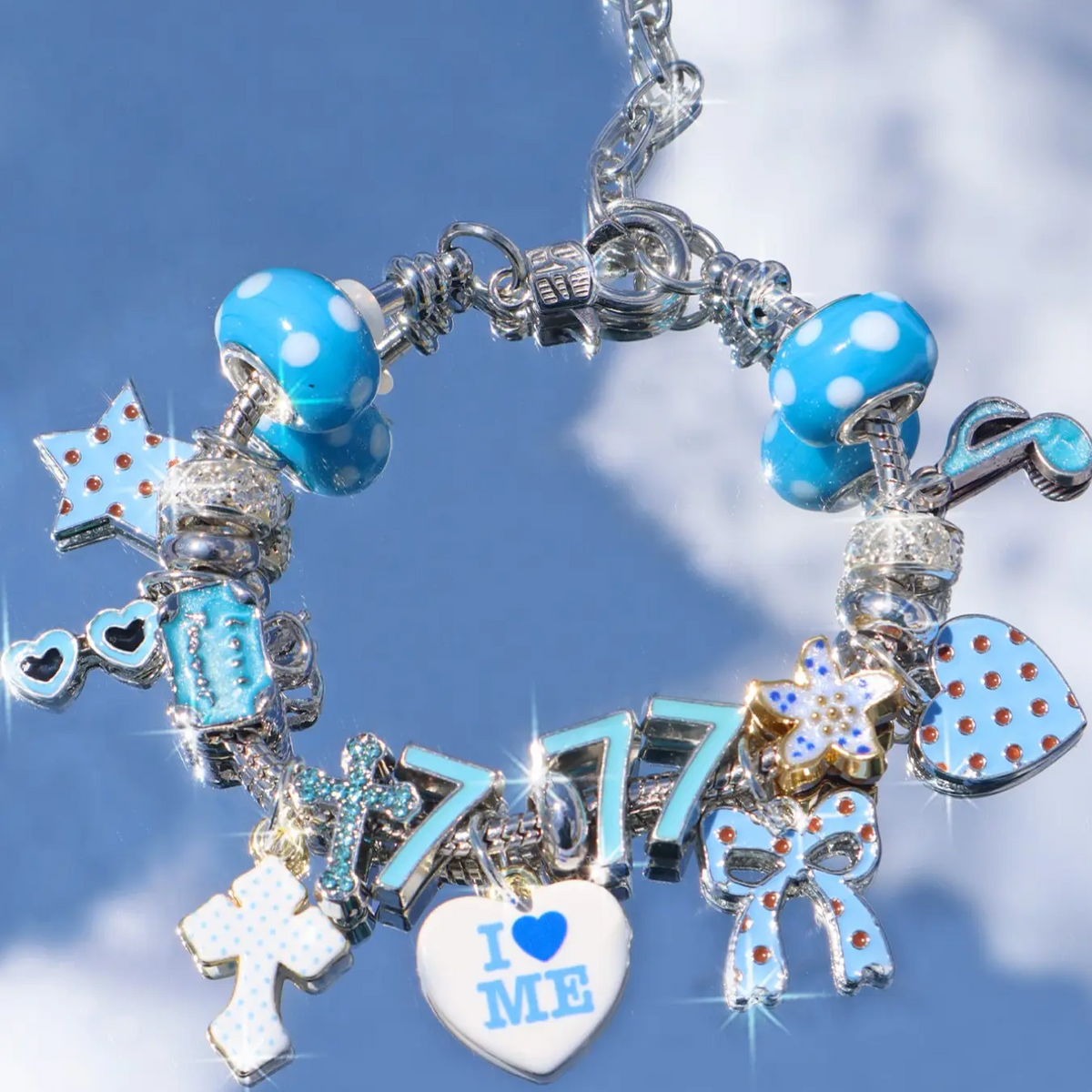 Lucky Number Charm Bracelet