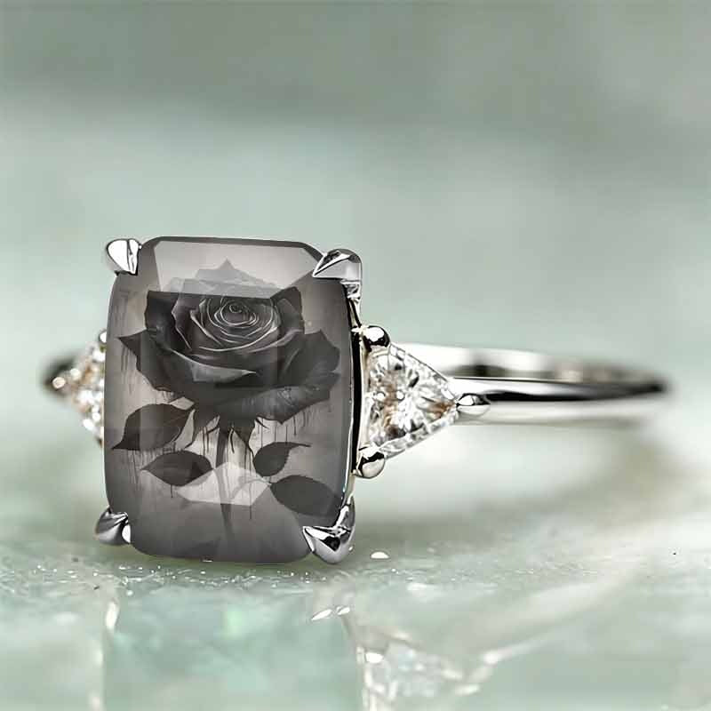 Dark Rose Statement Ring