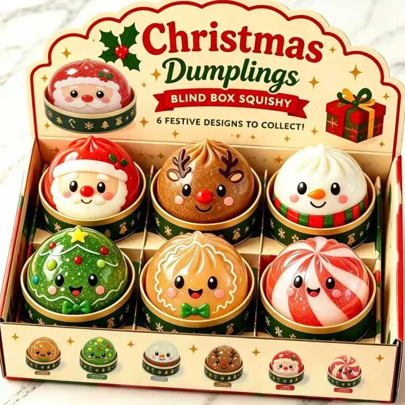 Festive Glitter Squishy Set