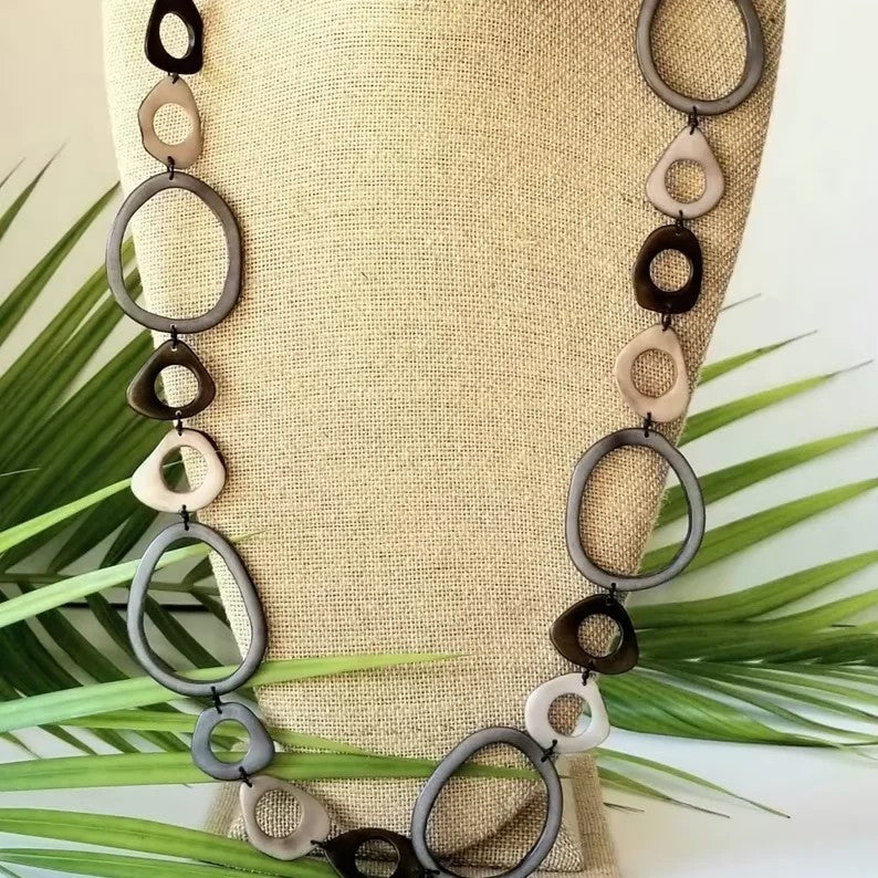 Organic Horn Link Necklace