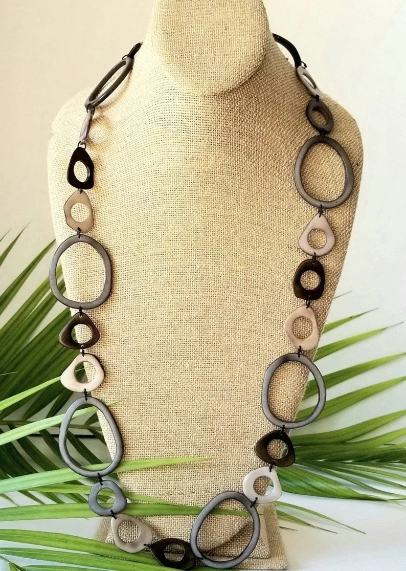 Organic Horn Link Necklace