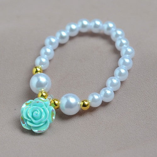 Rose Pearl Jewelry Set
