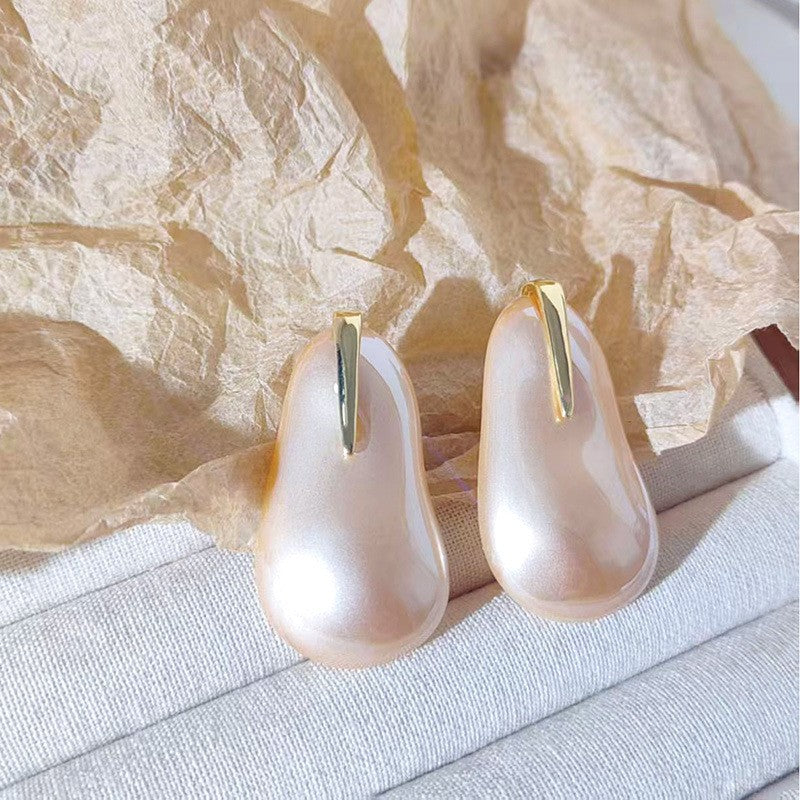 Iridescent Organic Drop Earrings