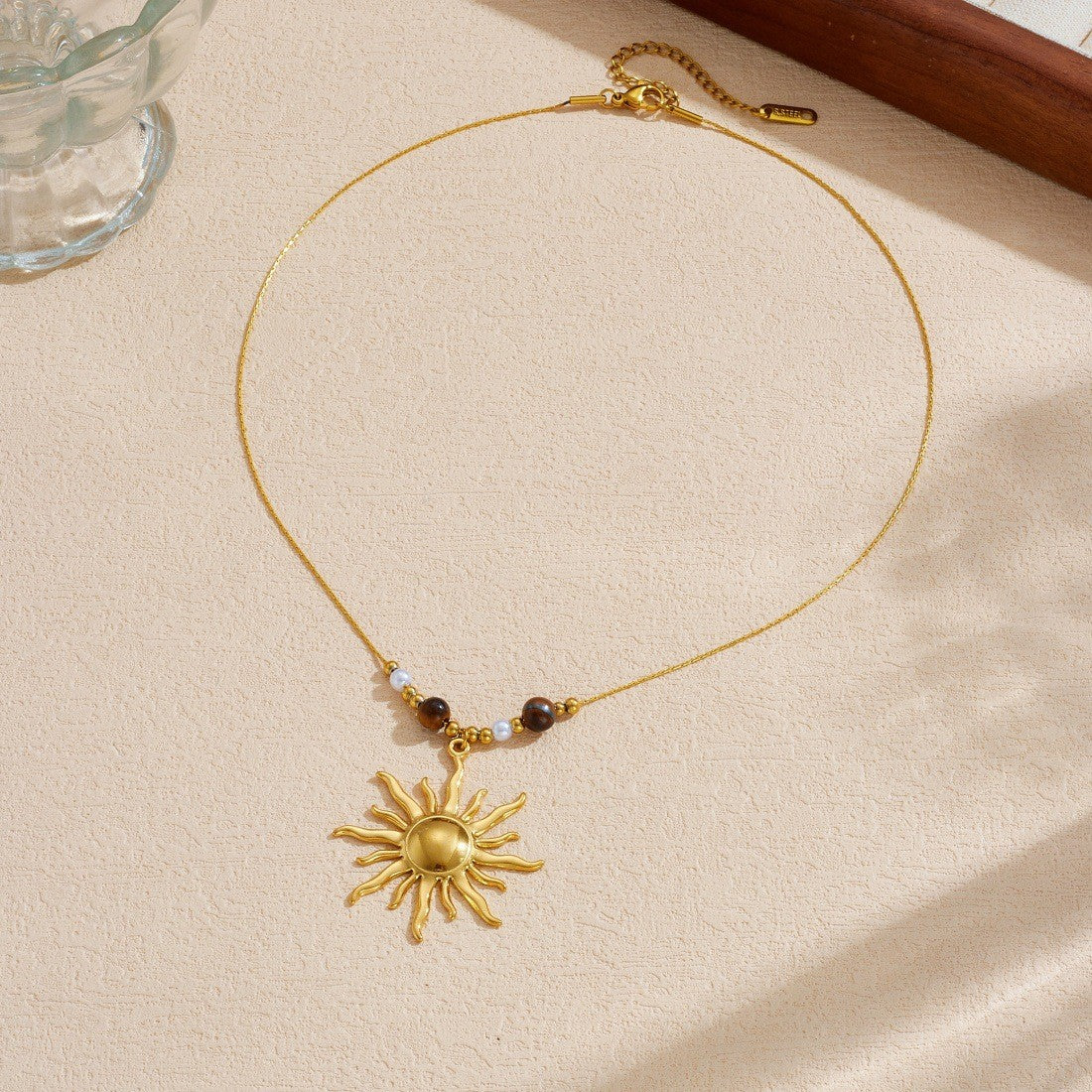 Sun Ray Beaded Necklace