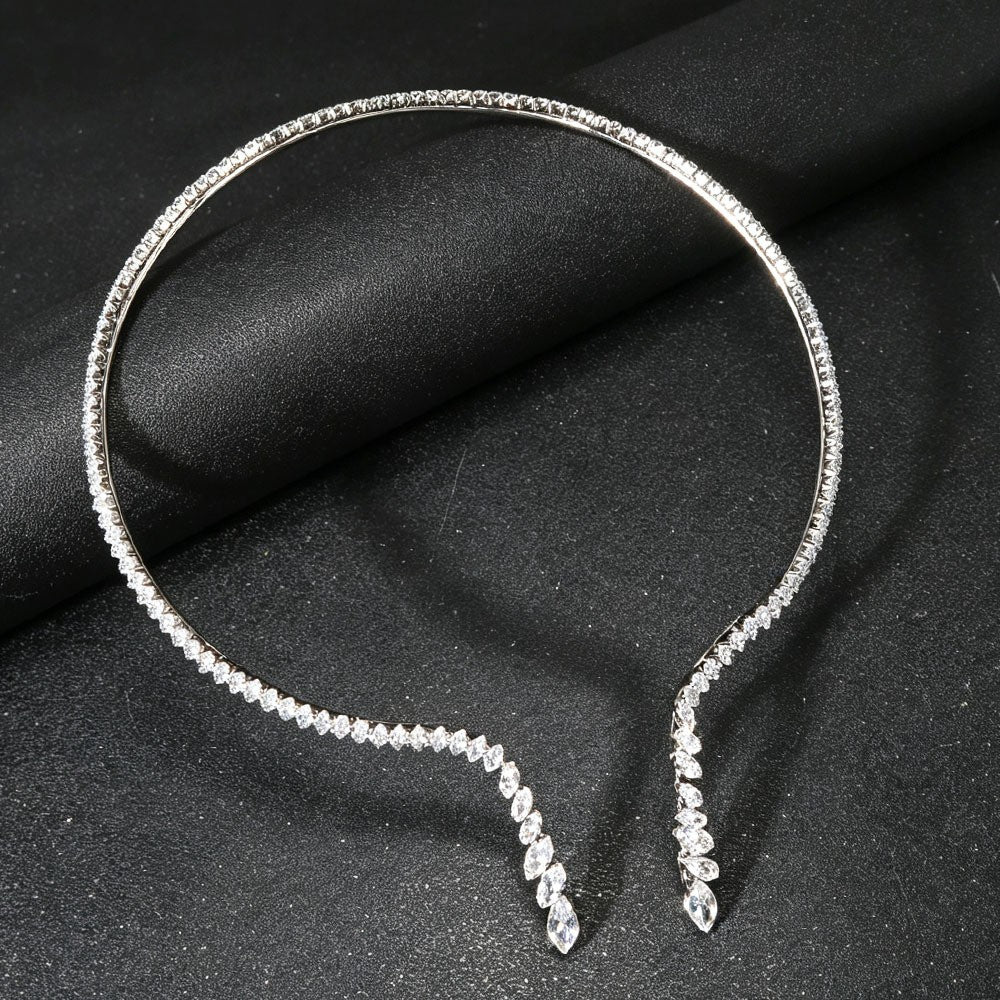 Marquise Crystal Y-Necklace
