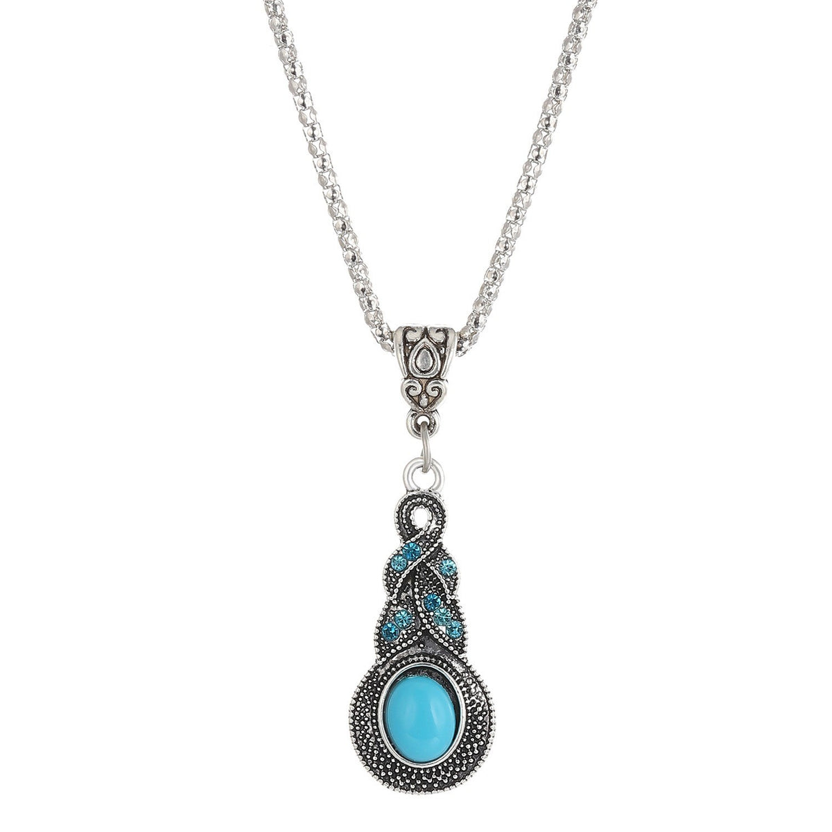 Turquoise Woven Drop Jewelry Set