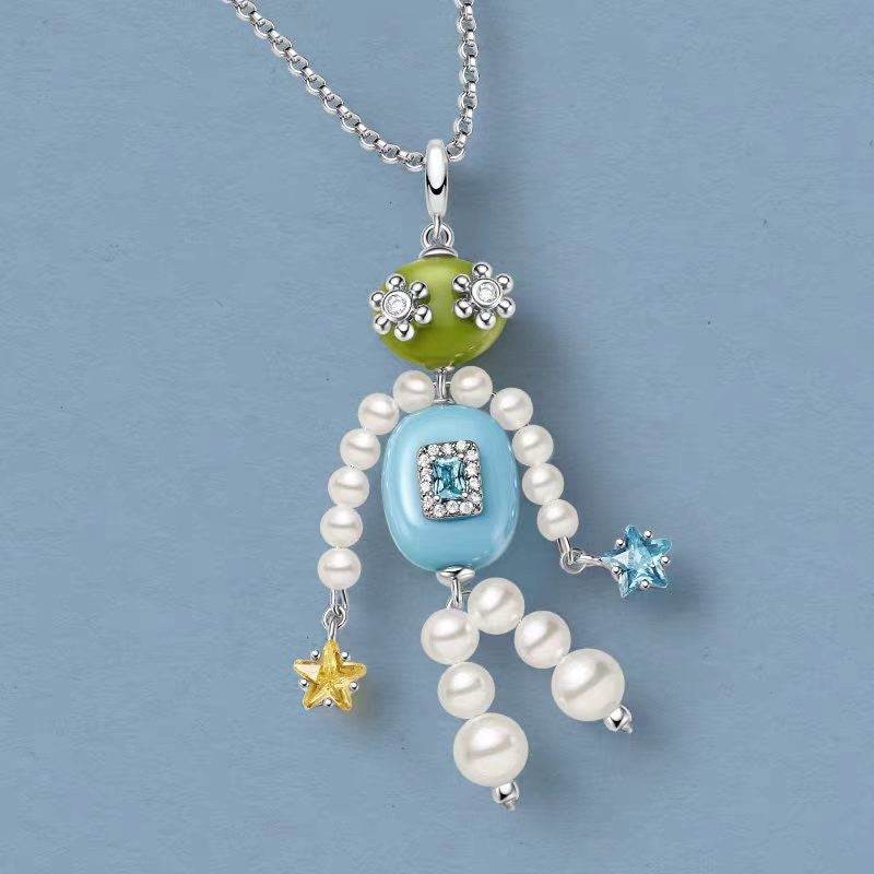 Colorful Resin Charm Necklace