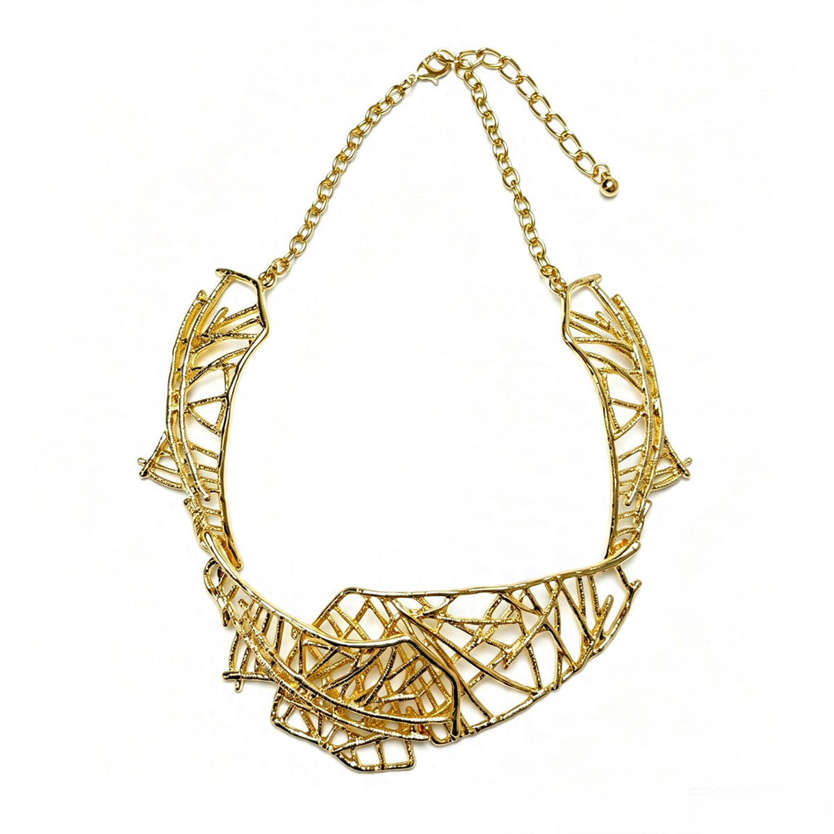 Woven Branch Collar Necklace